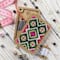 Wonderland Crafts Pink & Green Bead Embroidery Needle Box Kit
